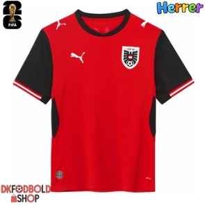 Østrig Hjemmebanetrøje VM 2026 Kort ærmer